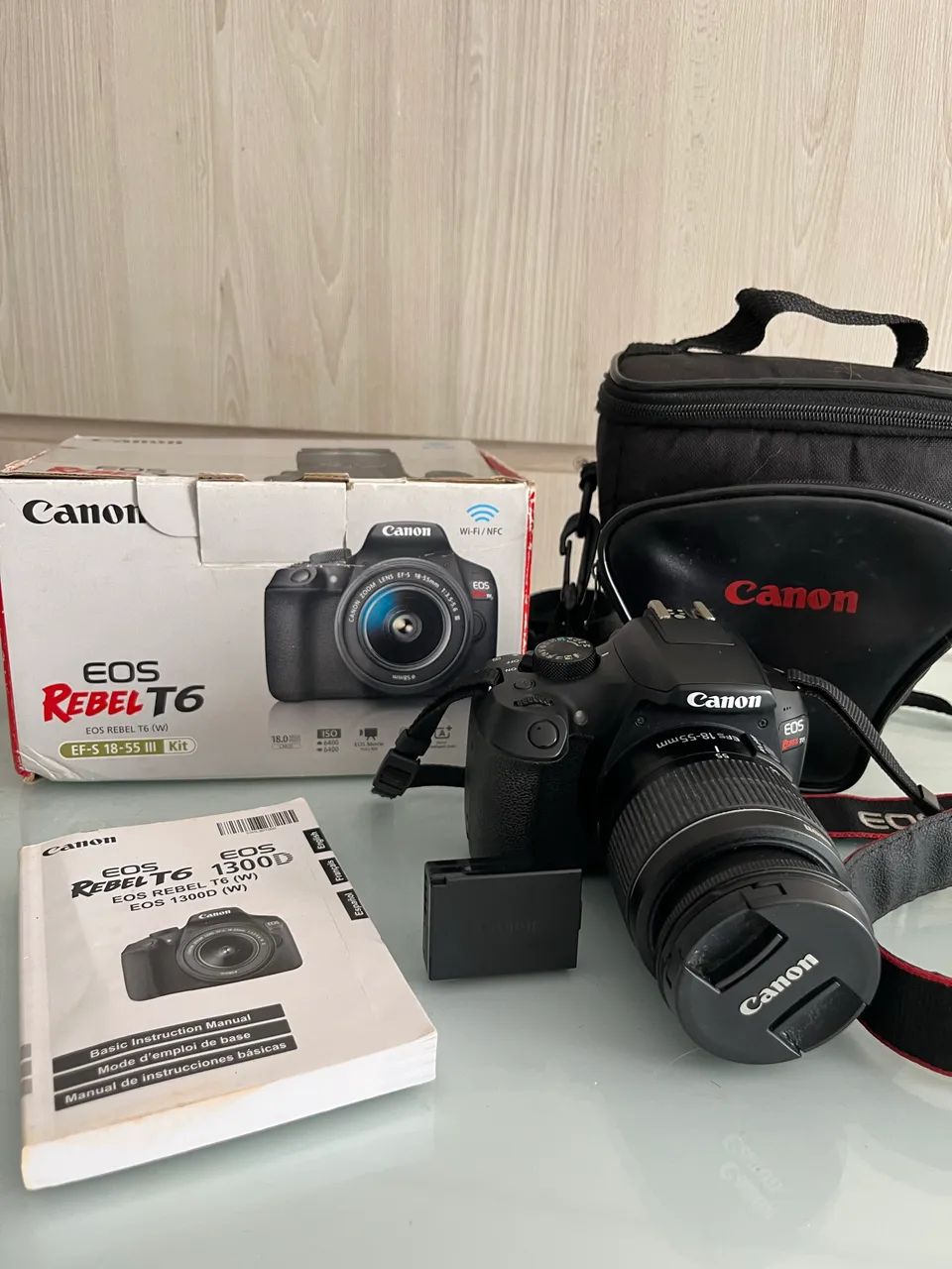 Kit completo canon t6
