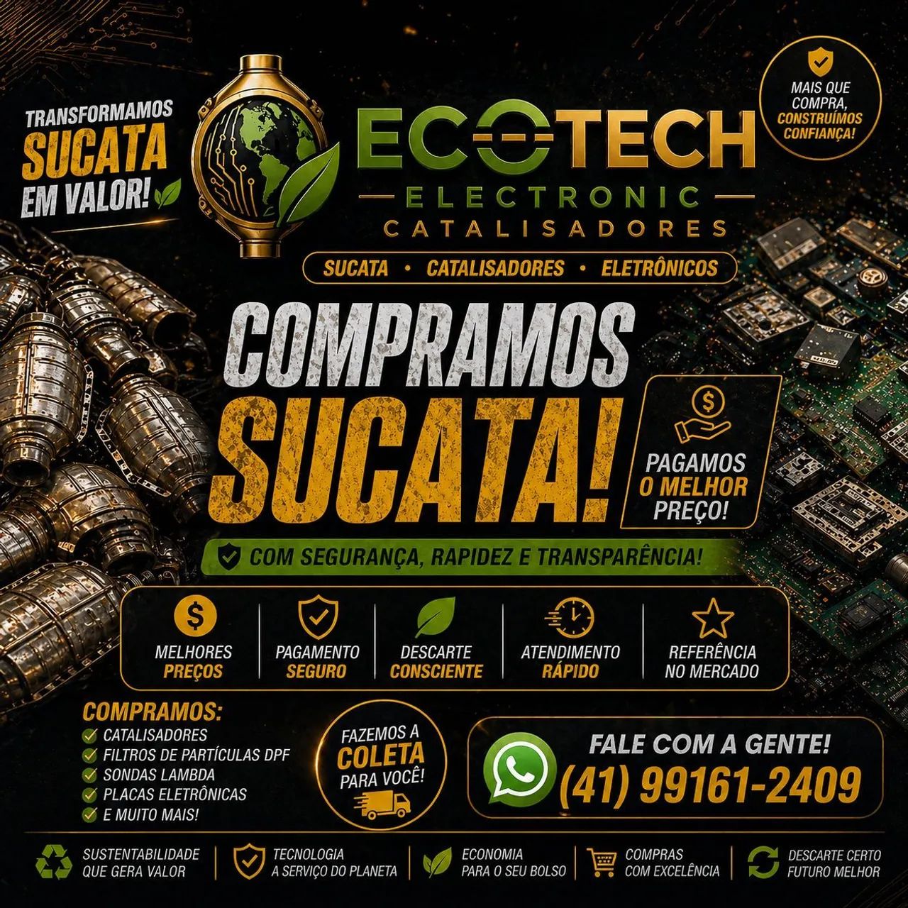 Sucata de eletrônicos 