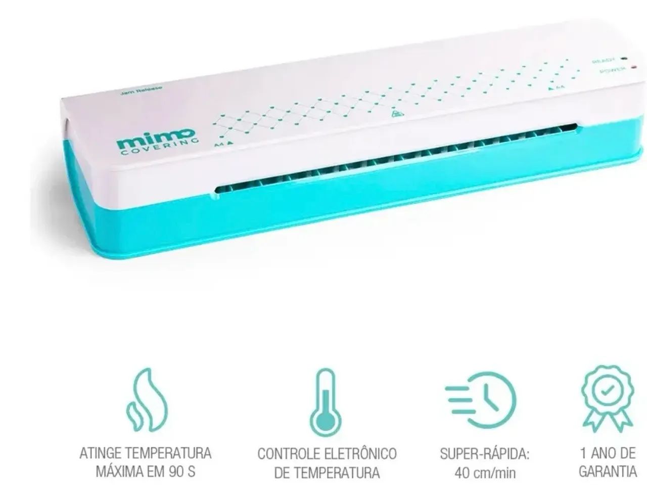 Laminadora e plastificadora mimo covering - Foto 2
