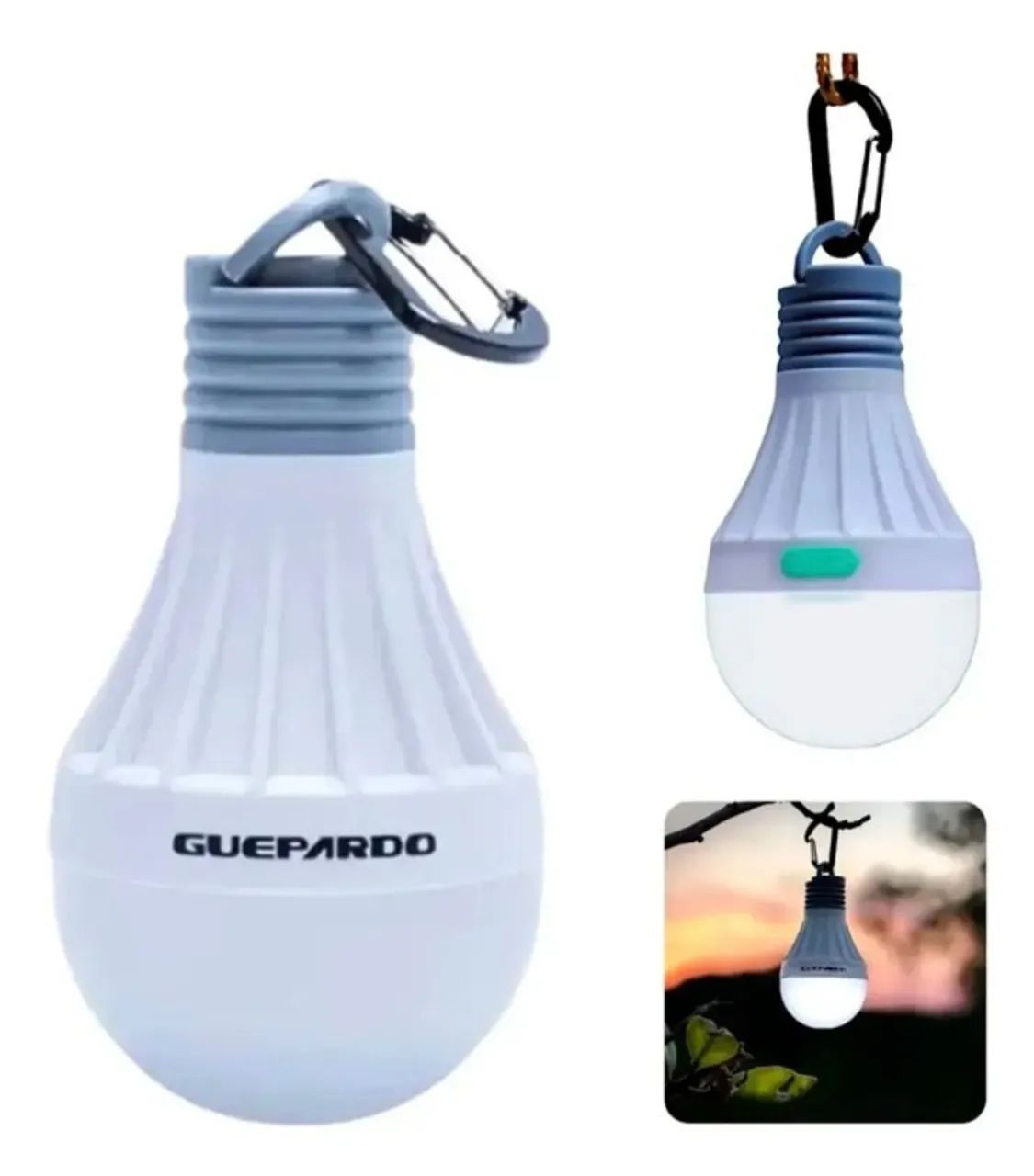 Lâmpada LED para acampamento Gepardo - Foto 4
