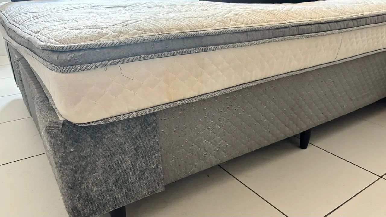 Cama Queen com Colchão de Molas Ensacadas - Foto 3