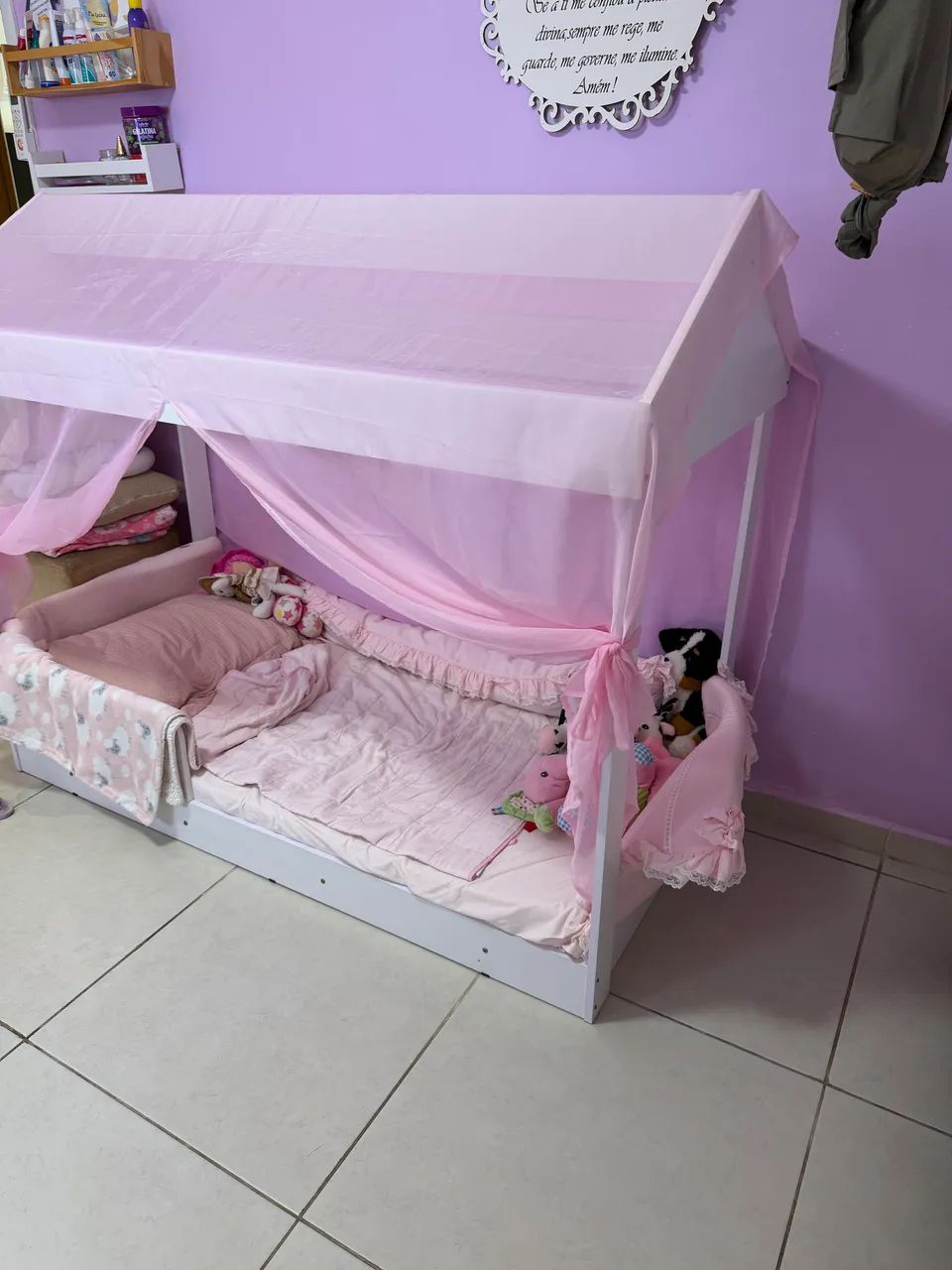 Cama infantil com colchão  - Foto 3