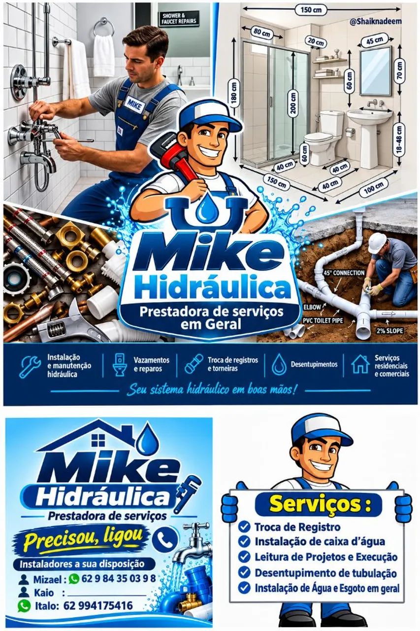 Fazendo serviço de instalação de encanação hidráulico