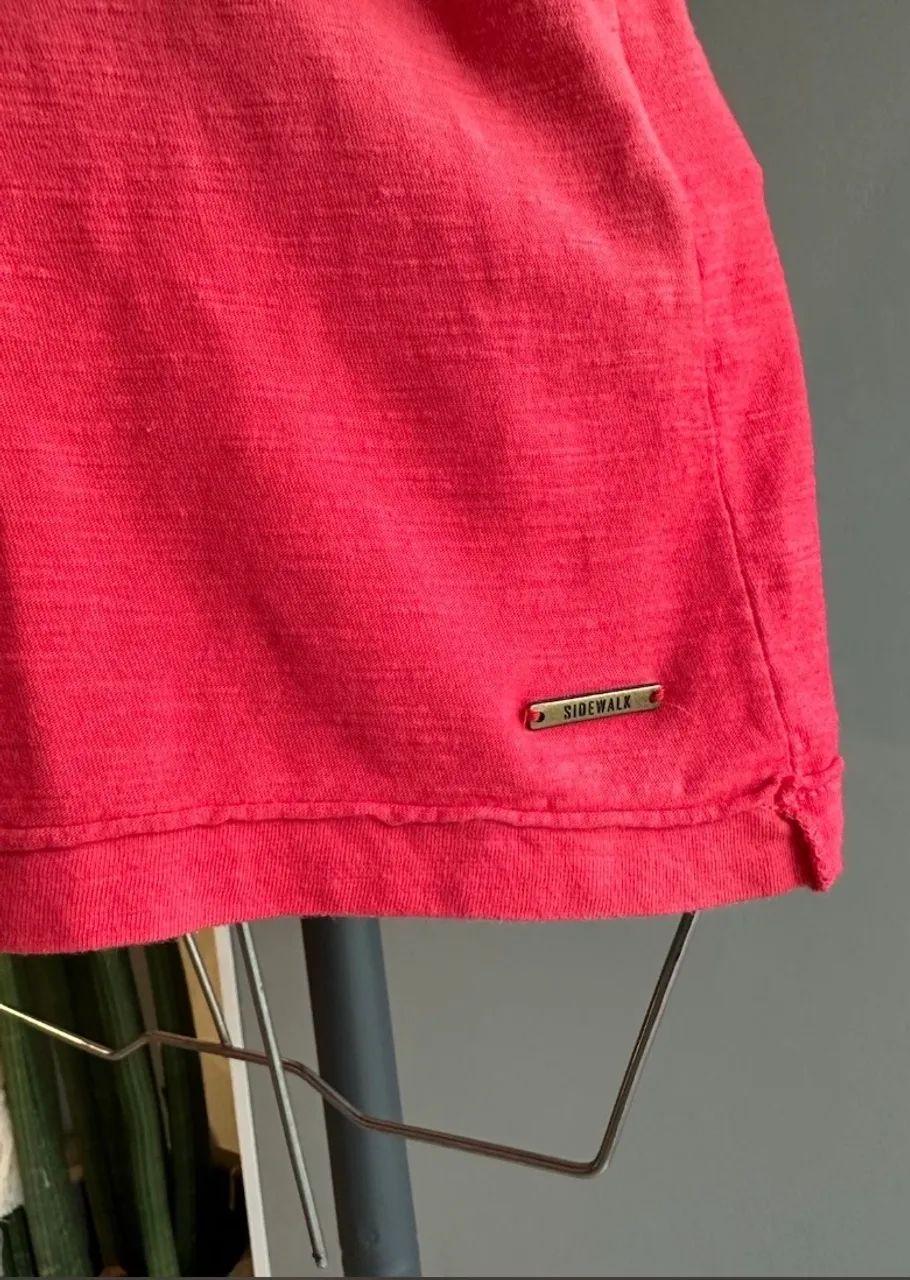 blusa sidewalk decote em v, cor melancia, tam M - Foto 4