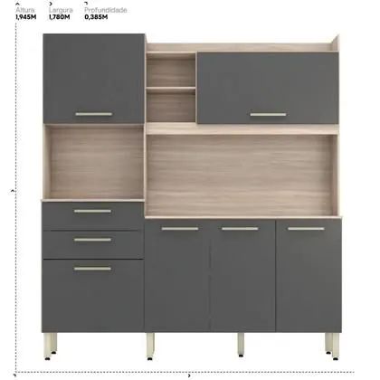 Armário de Cozinha 6 Portas  - Foto 5