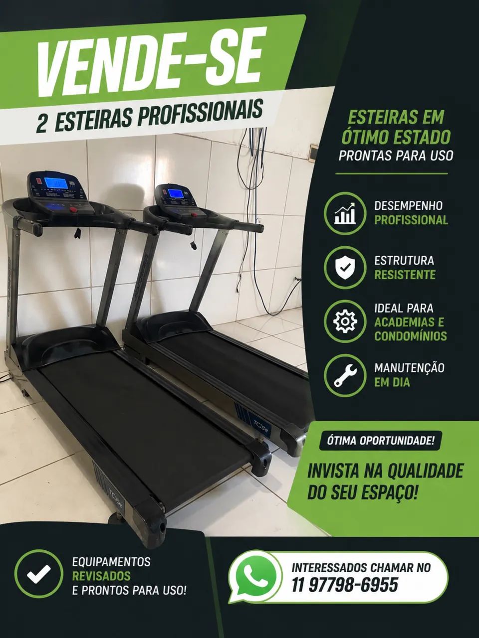 Esteira a venda 