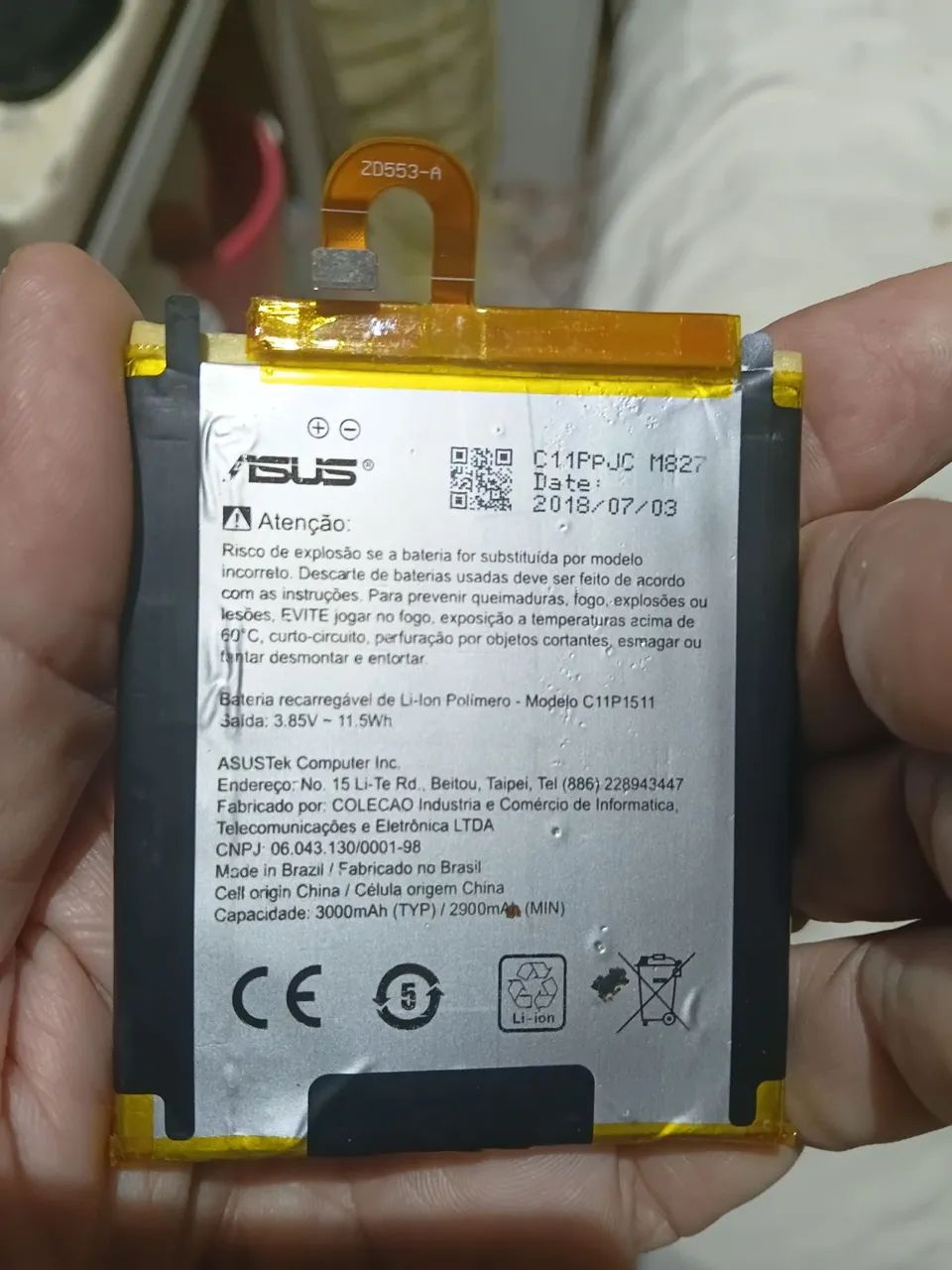 Bateria original para celular asus - Foto 2