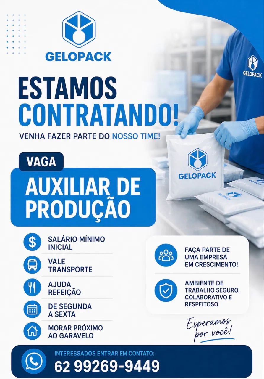 Auxiliar de produção 