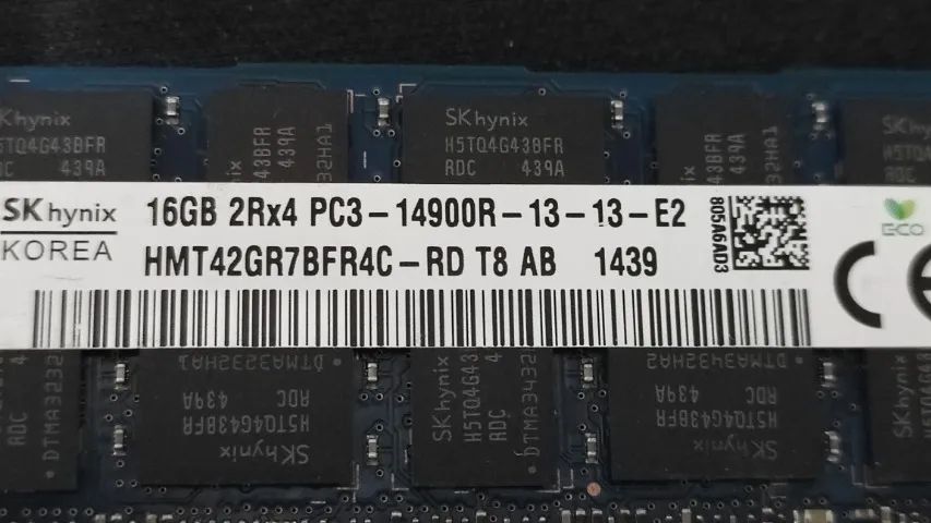 Memória DDR3 ECC 16GB