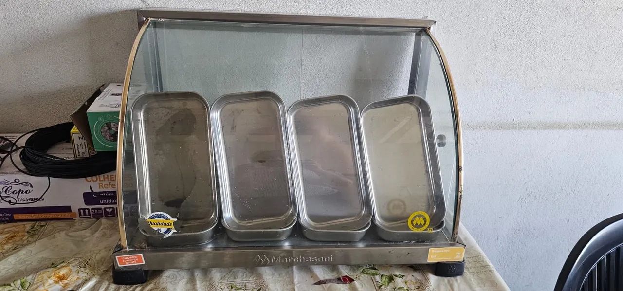 Vendo estufa para salgado barata