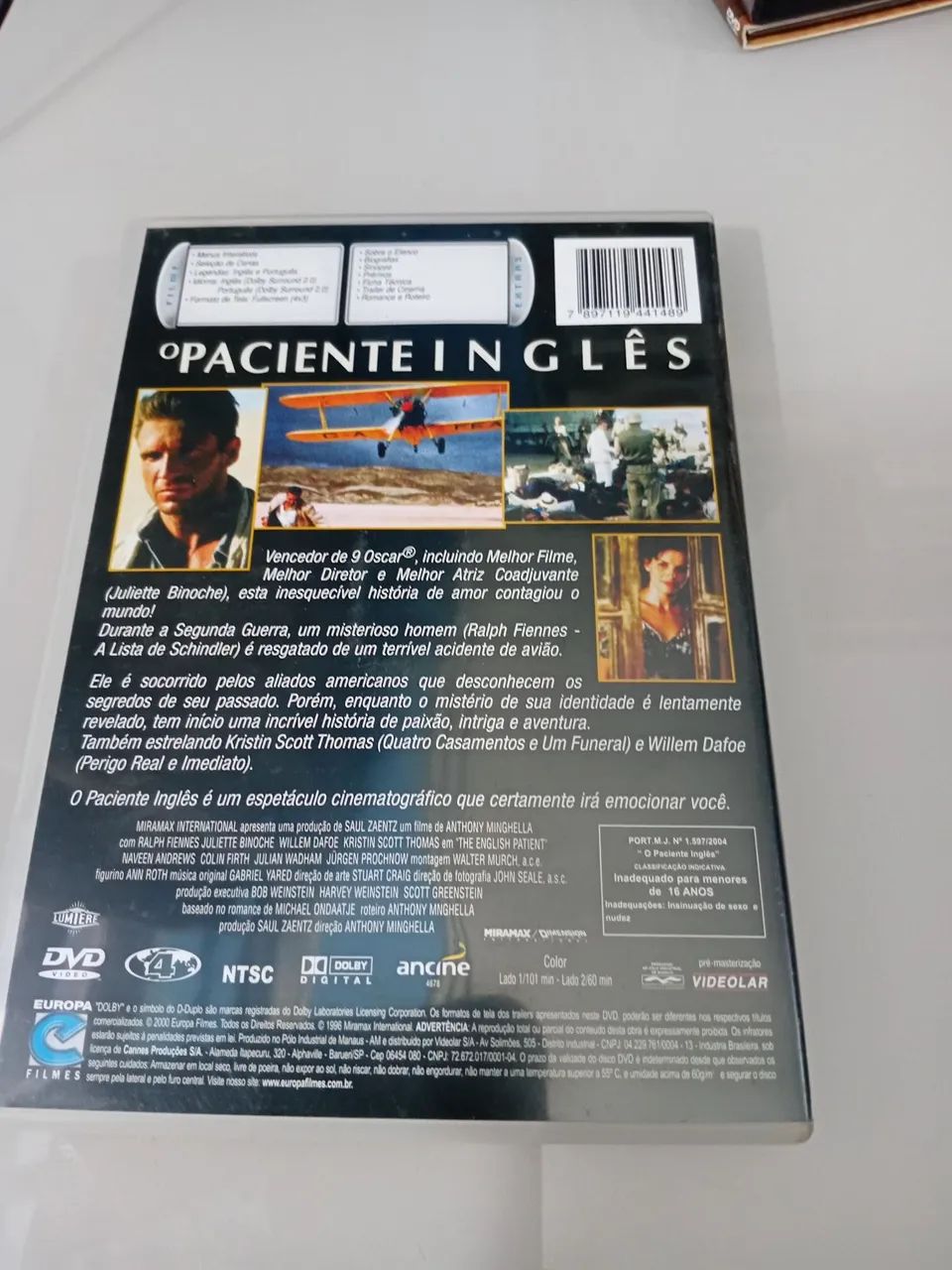 DVD O Paciente Ingles - Foto 5