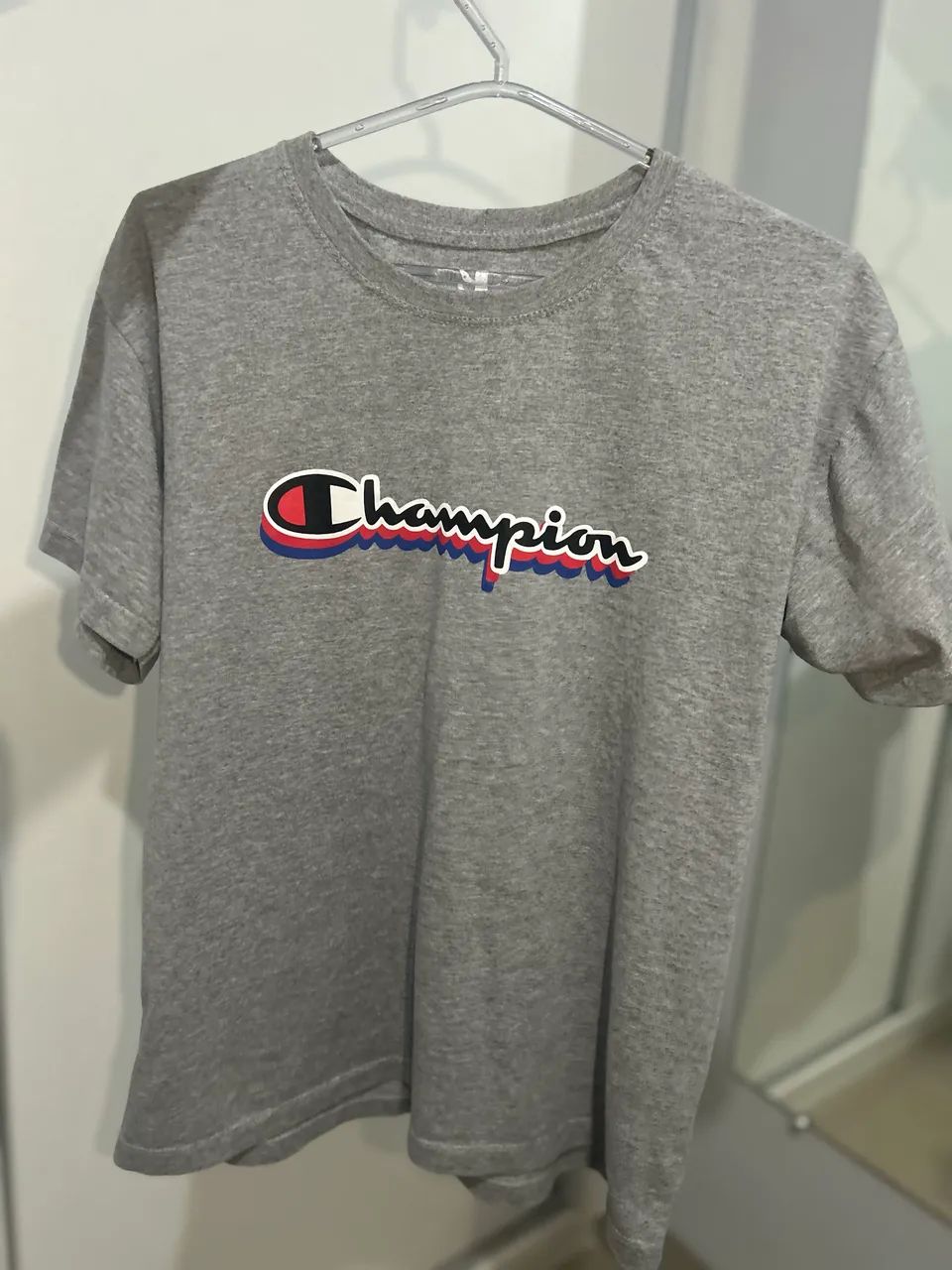 CAMISETA CHAMPIONS CINZA