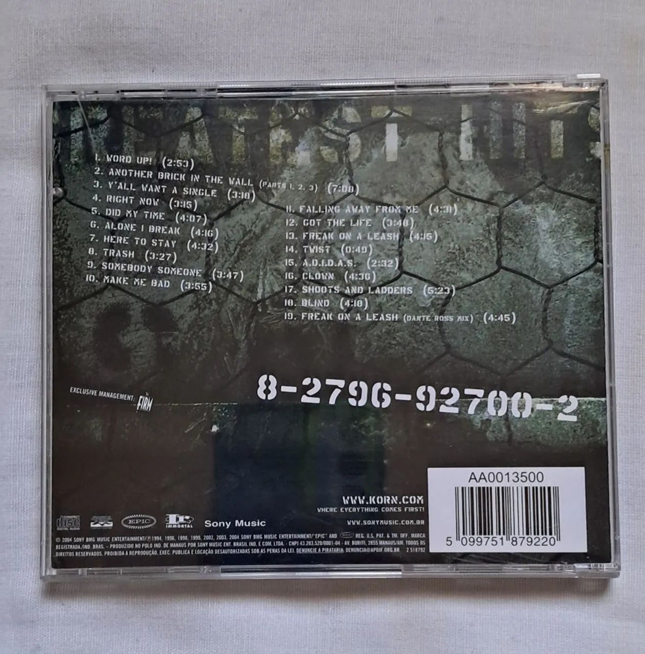 CD Korn Greatest Hits Vol 1 - Foto 3