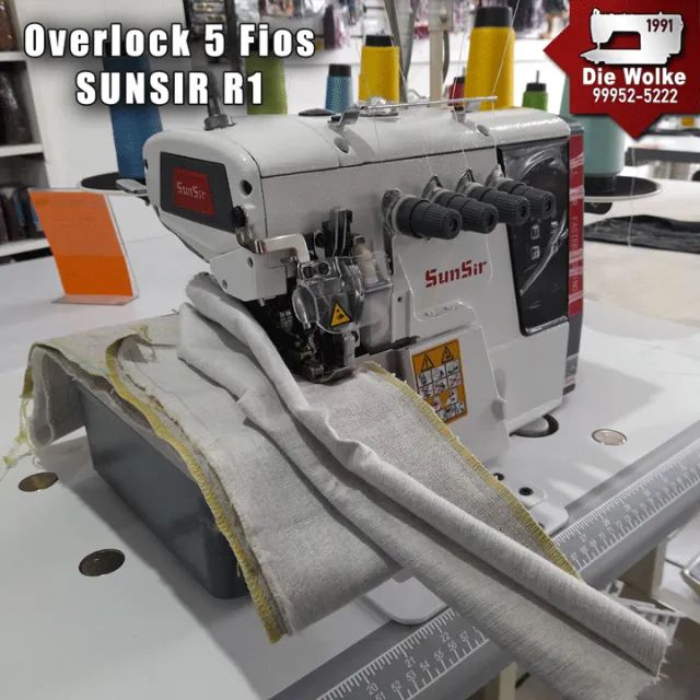 Máquina de Costura Interlock Reforçada para Alta Produção Nova