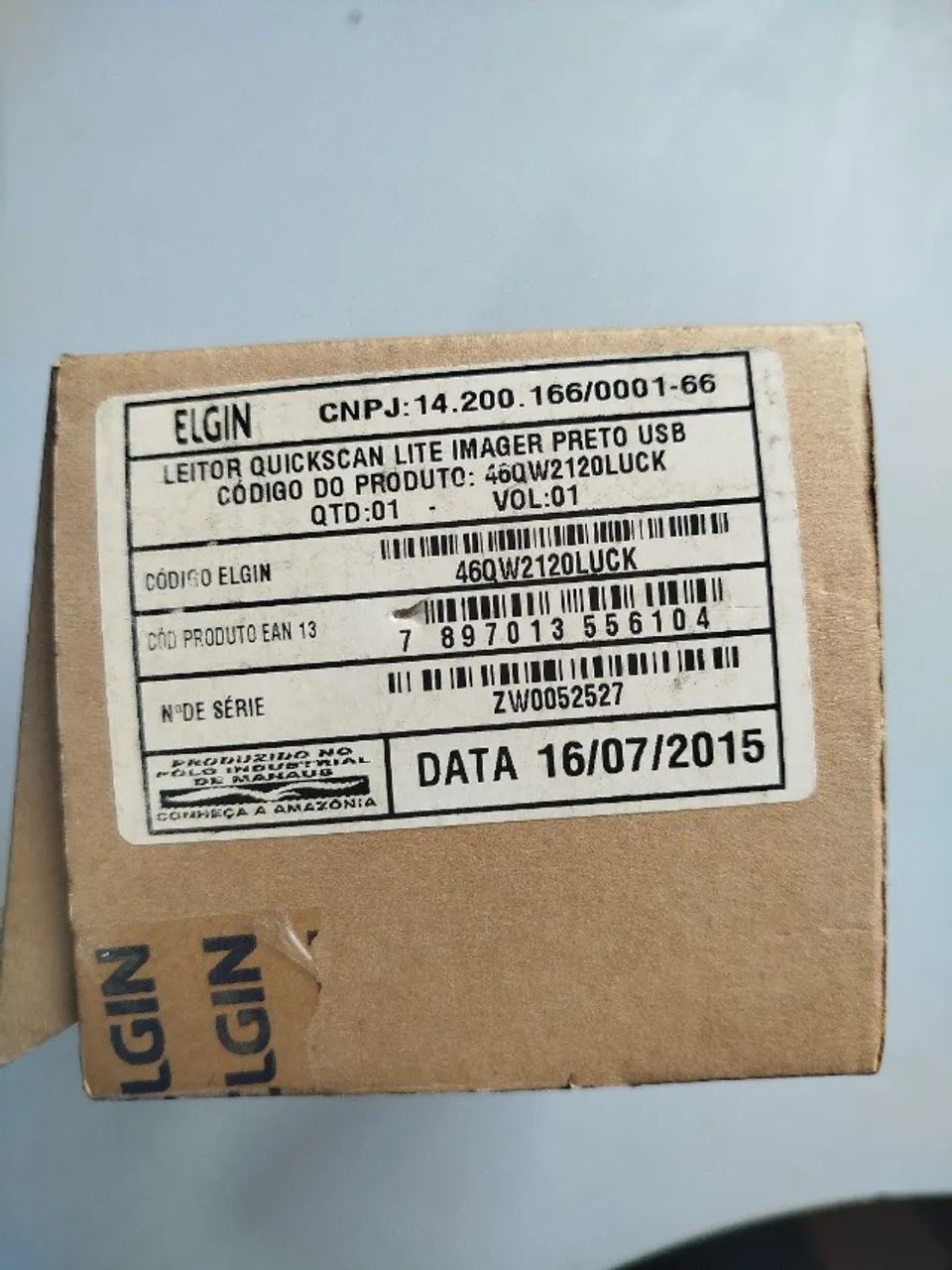 Leitor Código de Barras Quickscan Lite Imager Preto USB - Usado e funcionando  - Foto 4
