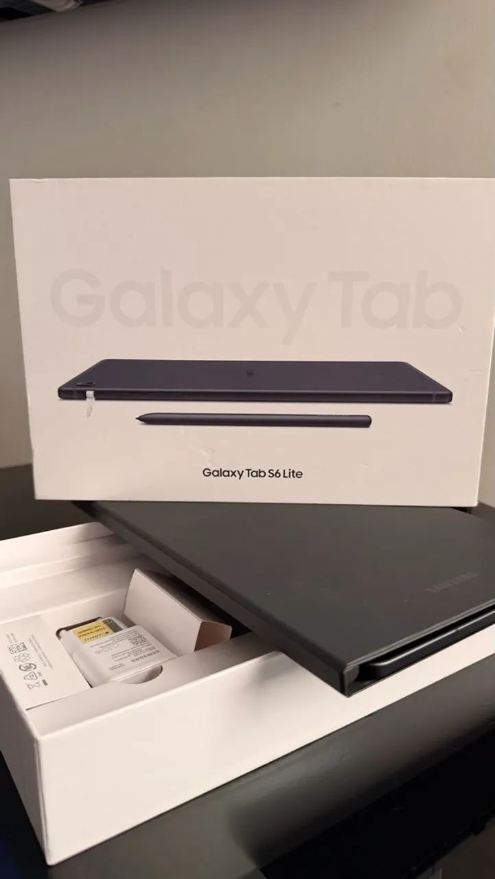 Samsung tablet s6 Lite IMPECÁVEL NO PLÁSTICO - Foto 2