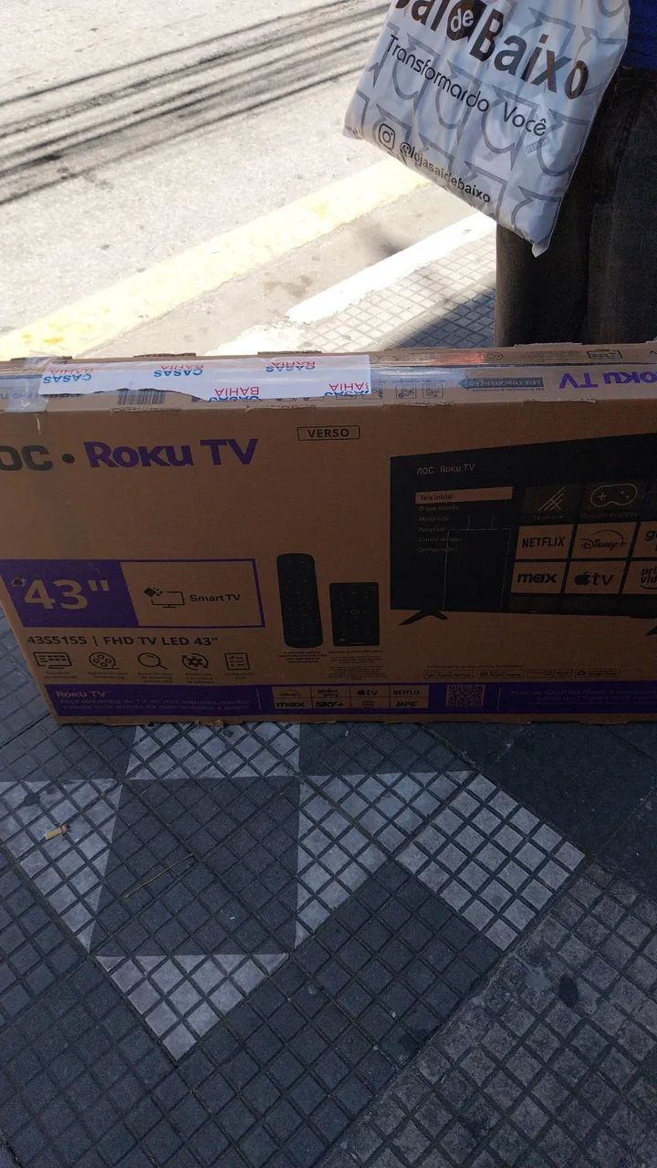 Vende se 2 caixa de som Philips e 1 tv de 43 polegadas Aoc  - Foto 2
