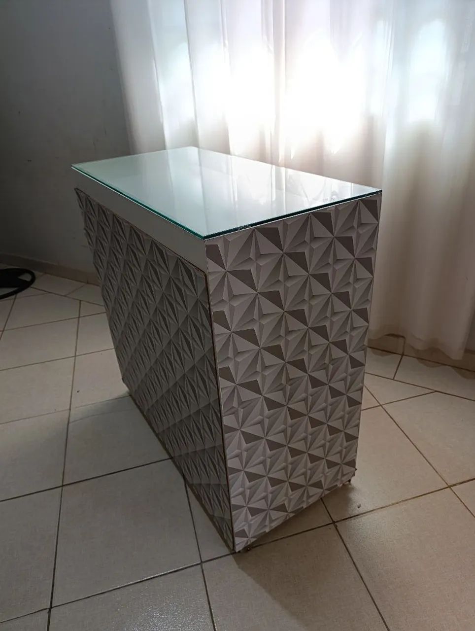 Balcão divisória expositora de vidro. - Foto 4