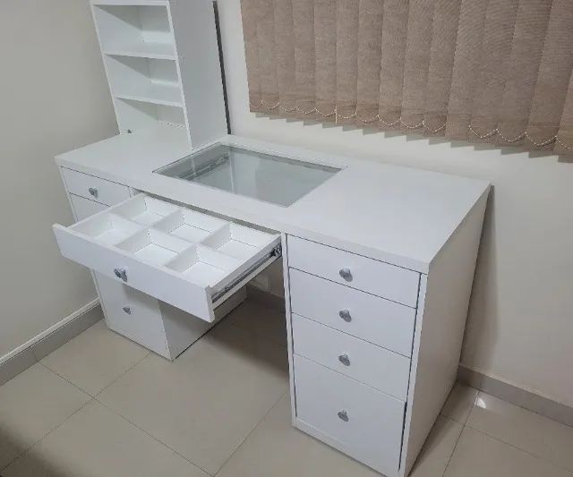Penteadeira em Mdf Branca - Foto 4