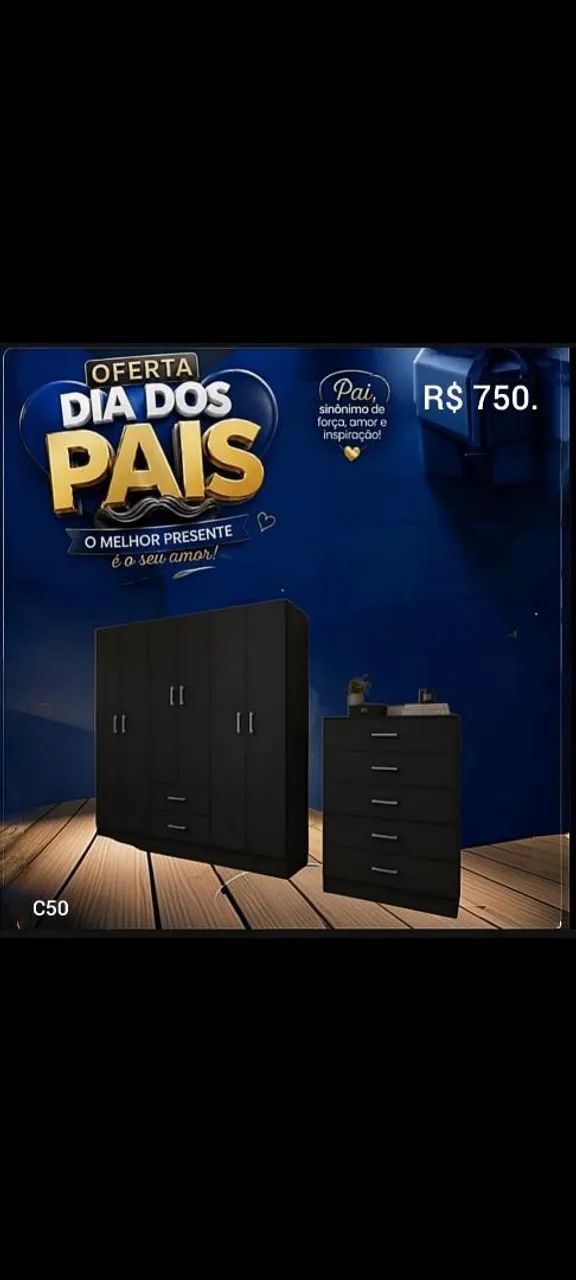 Guarda roupa + Cômoda 