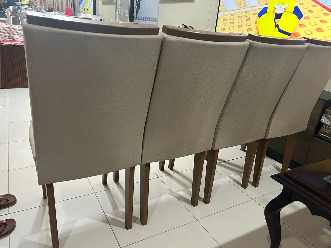 6 Cadeiras para mesa sala  - Foto 3
