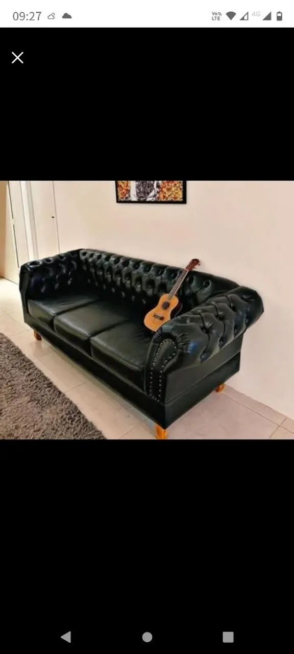 Sofá Chesterfield Retrô - Pronta entrega  - Foto 3