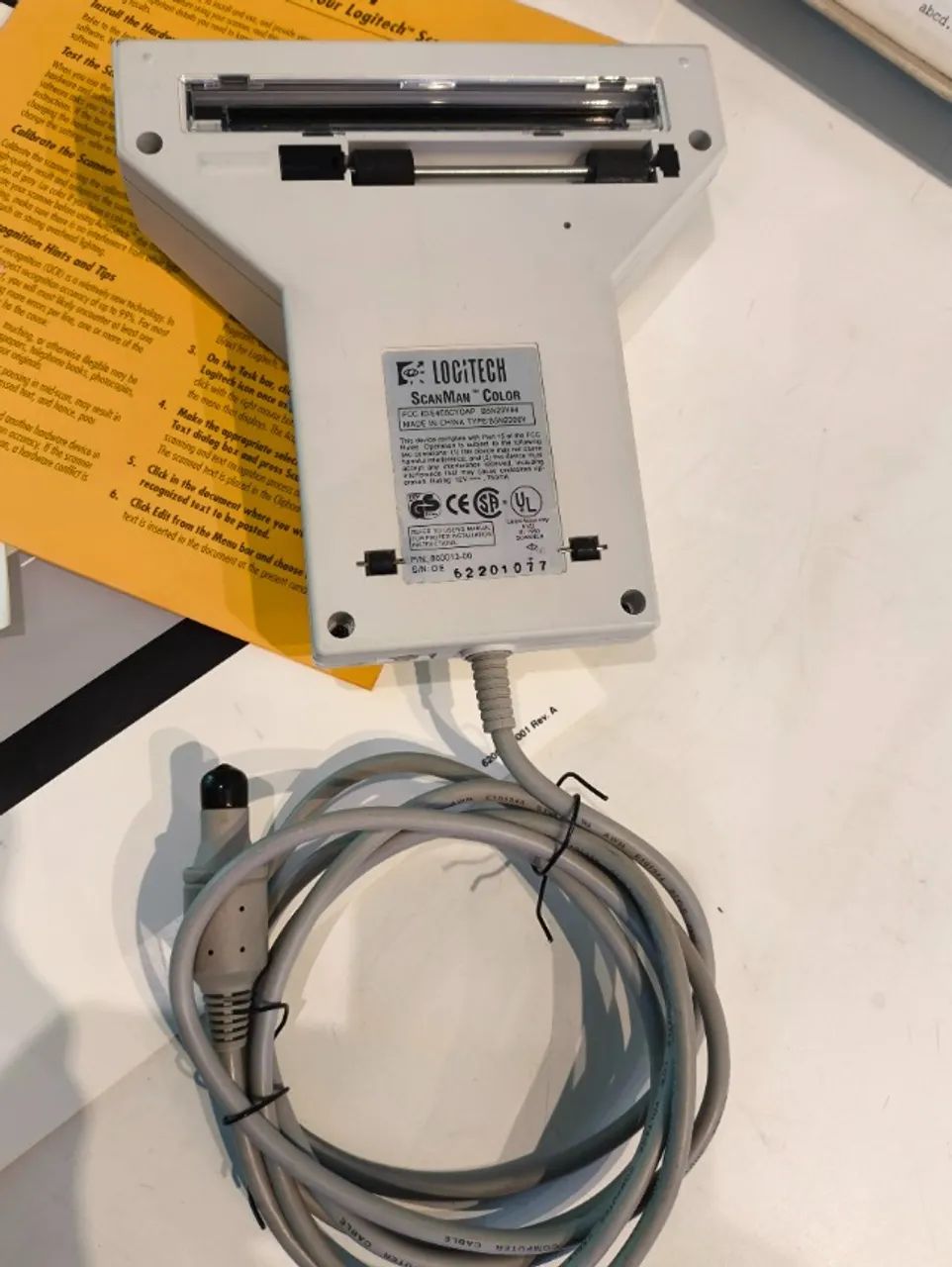 Scanner de mão Logitech ScanMan Color com drive ,placa e manuais - RETRÔ - USADO  - Foto 5