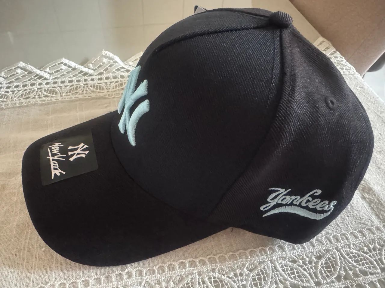Boné preto com azul - Foto 2