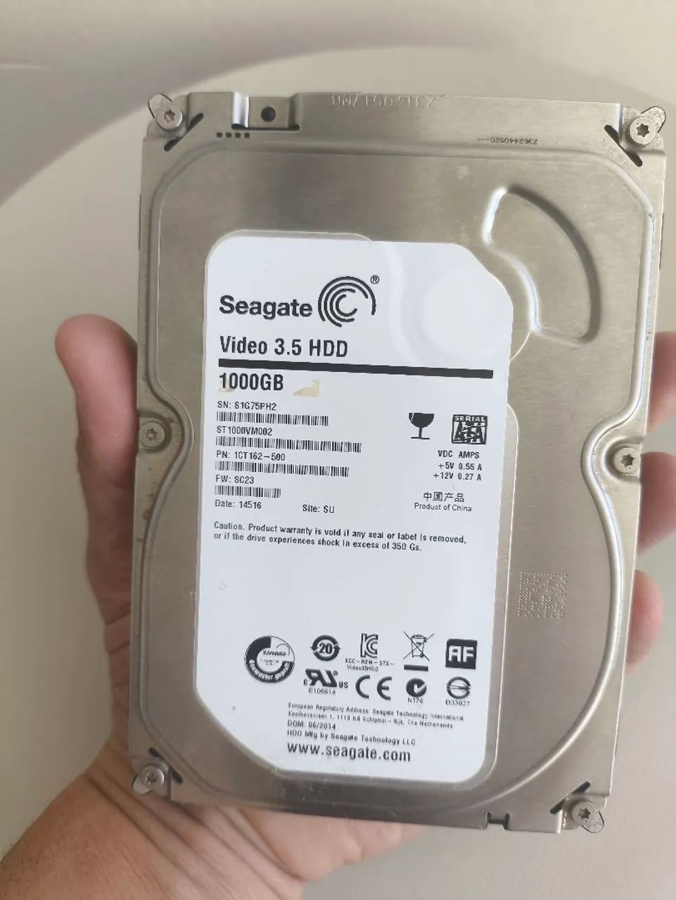 HD Seagate 1TB 