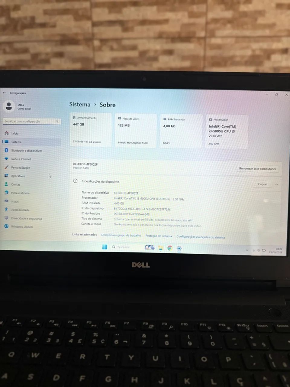Notebook Dell Inspiron N5458 - Foto 3