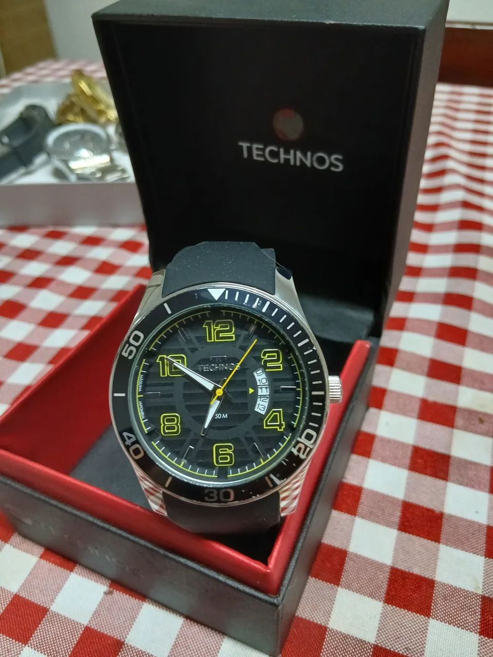 Relogio Technos 2115 SR Caixa de Aço Inoxidável!