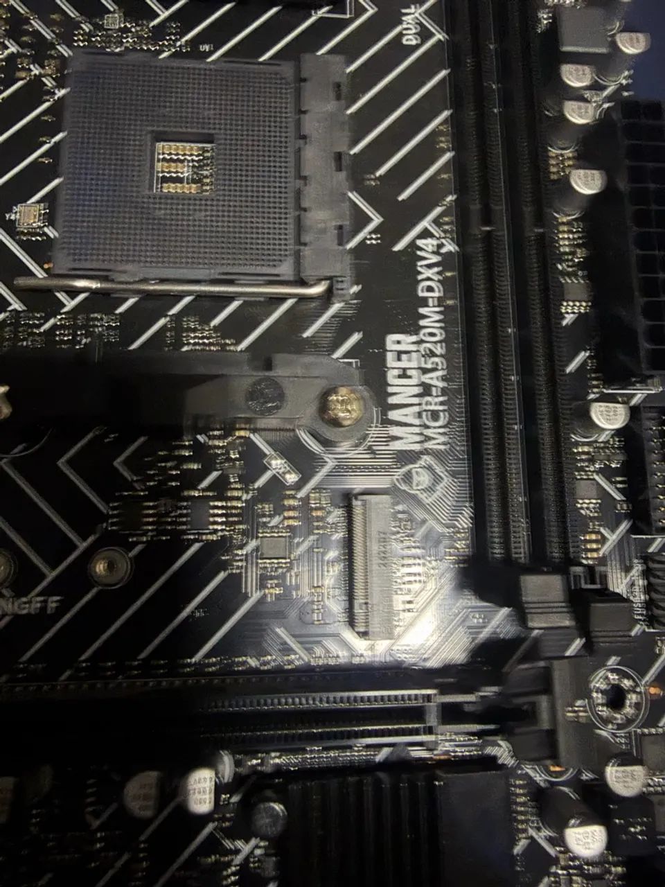Placa mãe Am4 mancer A520M  - Foto 3