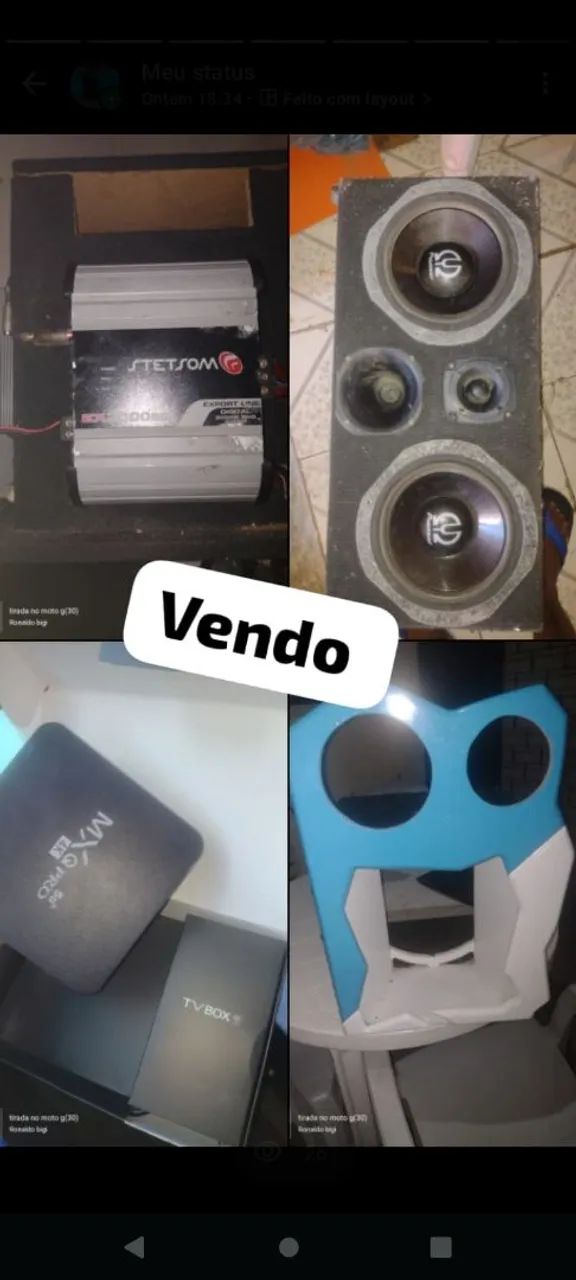 Vendo peças de som 