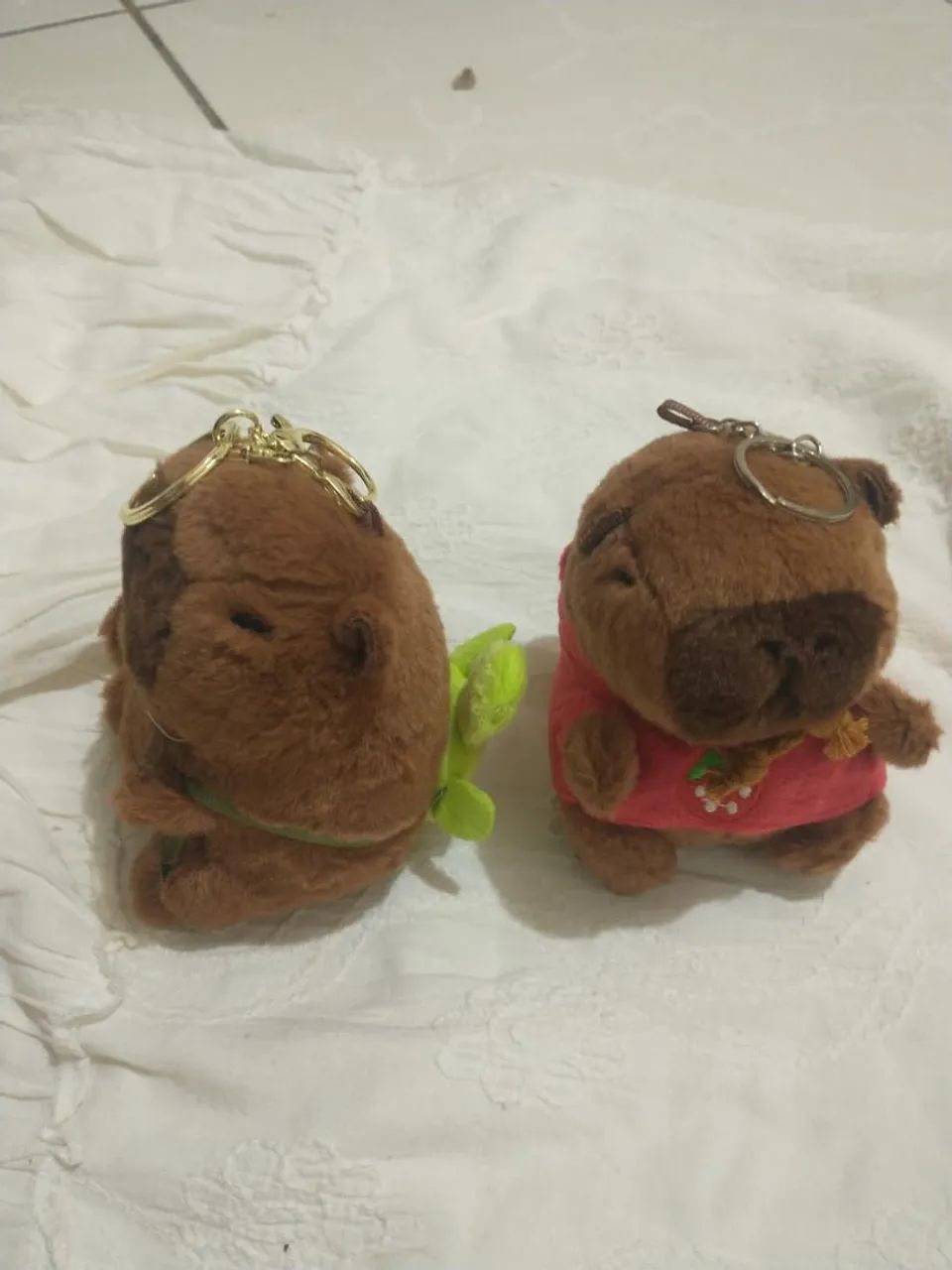 Peludo fofo chaveiro 