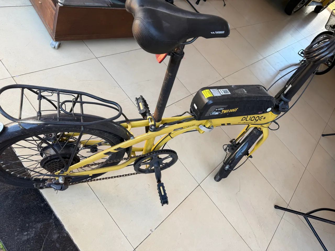 Bicicleta Elétrica Dobrável - Foto 3