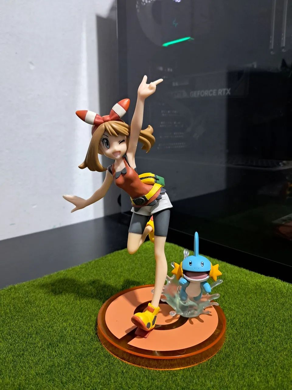 Action Figure Pokémon - May & Mudkip 20cm