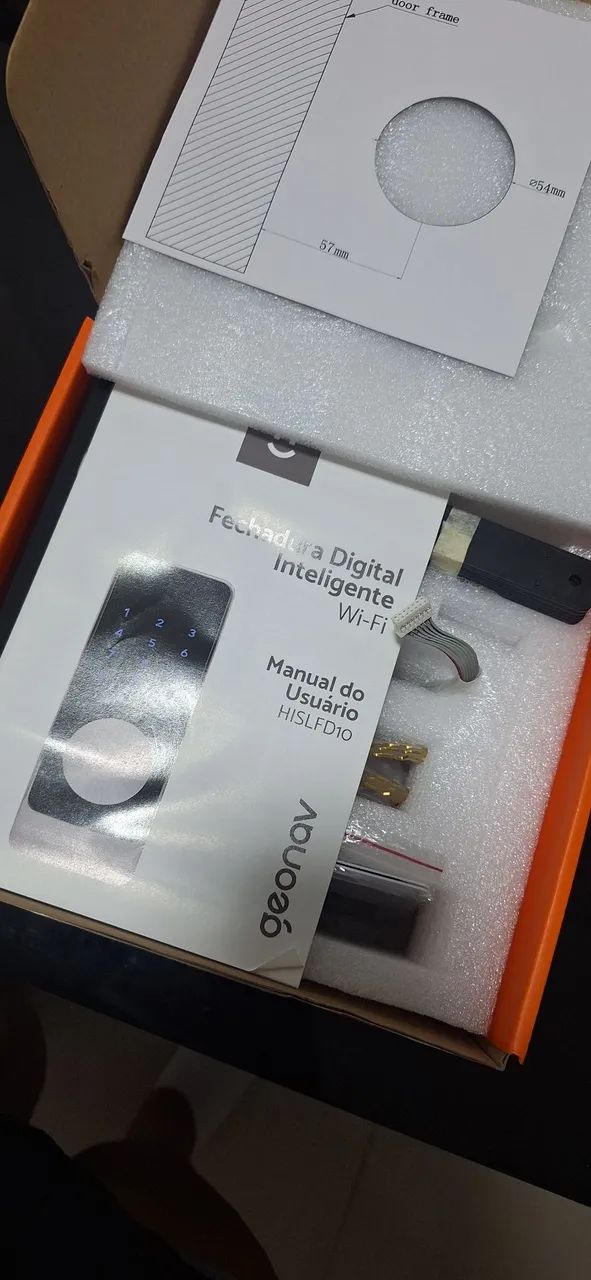 Fechadura Digital Inteligente Wi-Fi Geonav Nova  (aberta para testar). - Foto 2