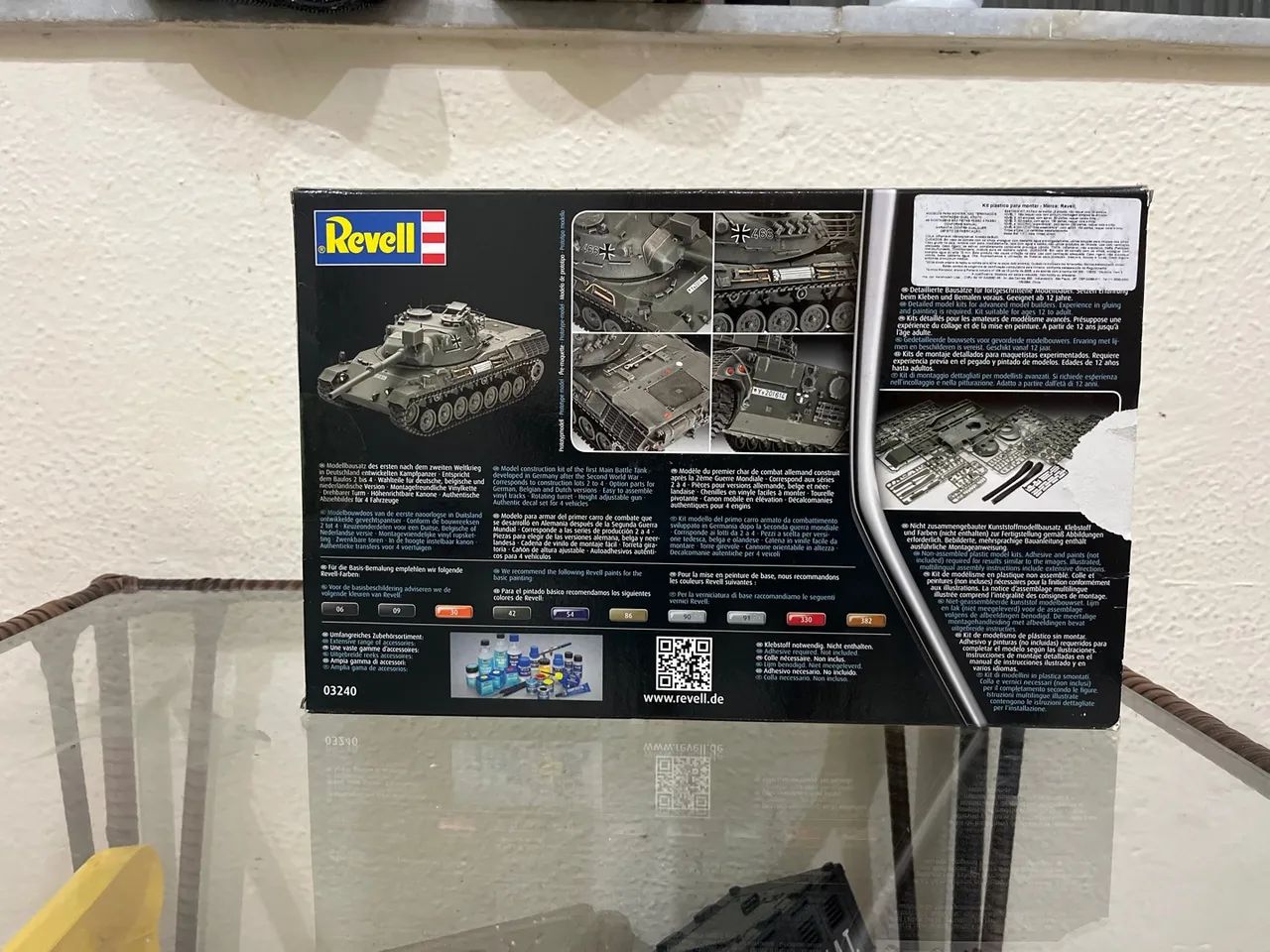 KIT DE MONTAGEM TANQUE DE GUERRA - LEOPARD 1 - Foto 2