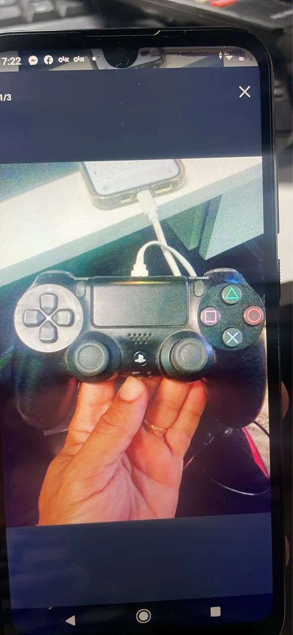 Controle de ps4 original só funciona no cabo 