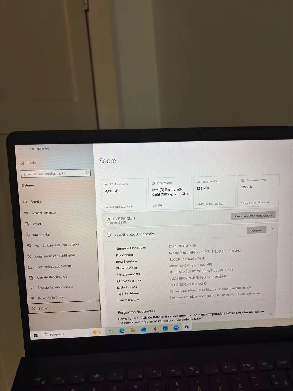 Notebook Dell Inspiron  - Foto 4