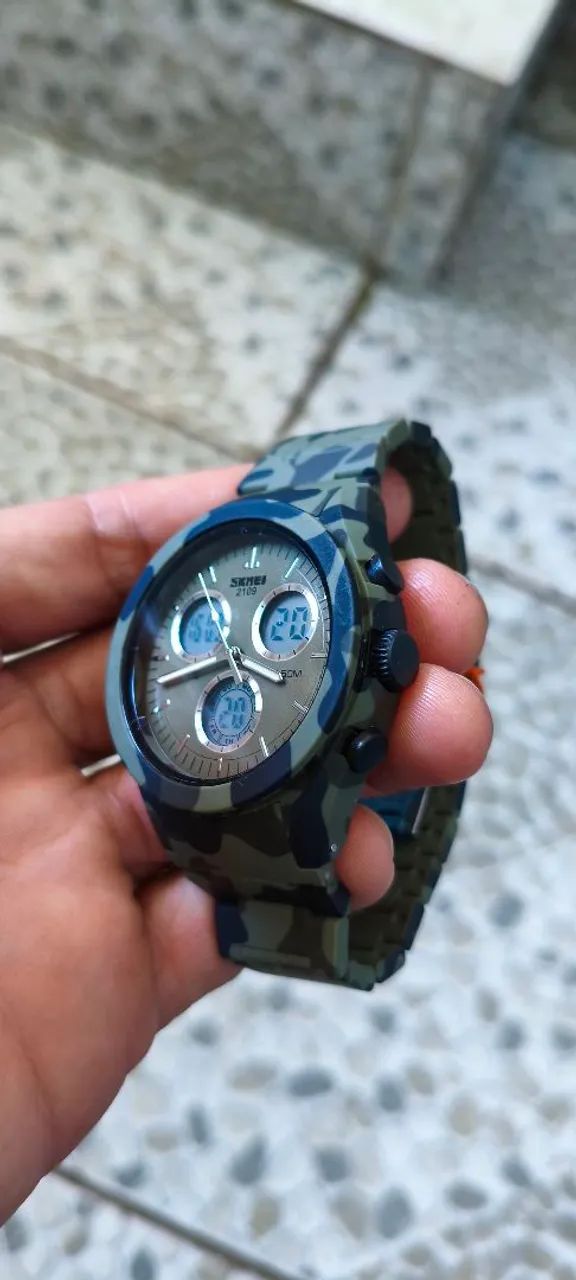 Relógio skmei camuflado - Foto 3