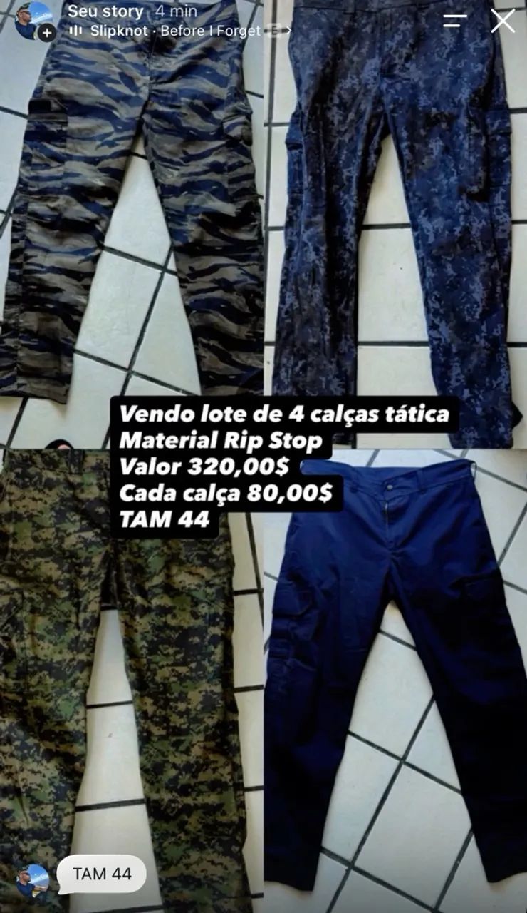 Calça tática material Rip stop - Foto 5