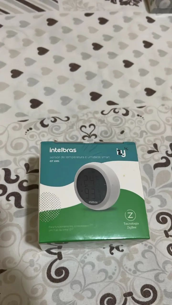 Sensor de Temperatura e Umidade Intelbras IST 1001 Smart Zigbee - Lacrado