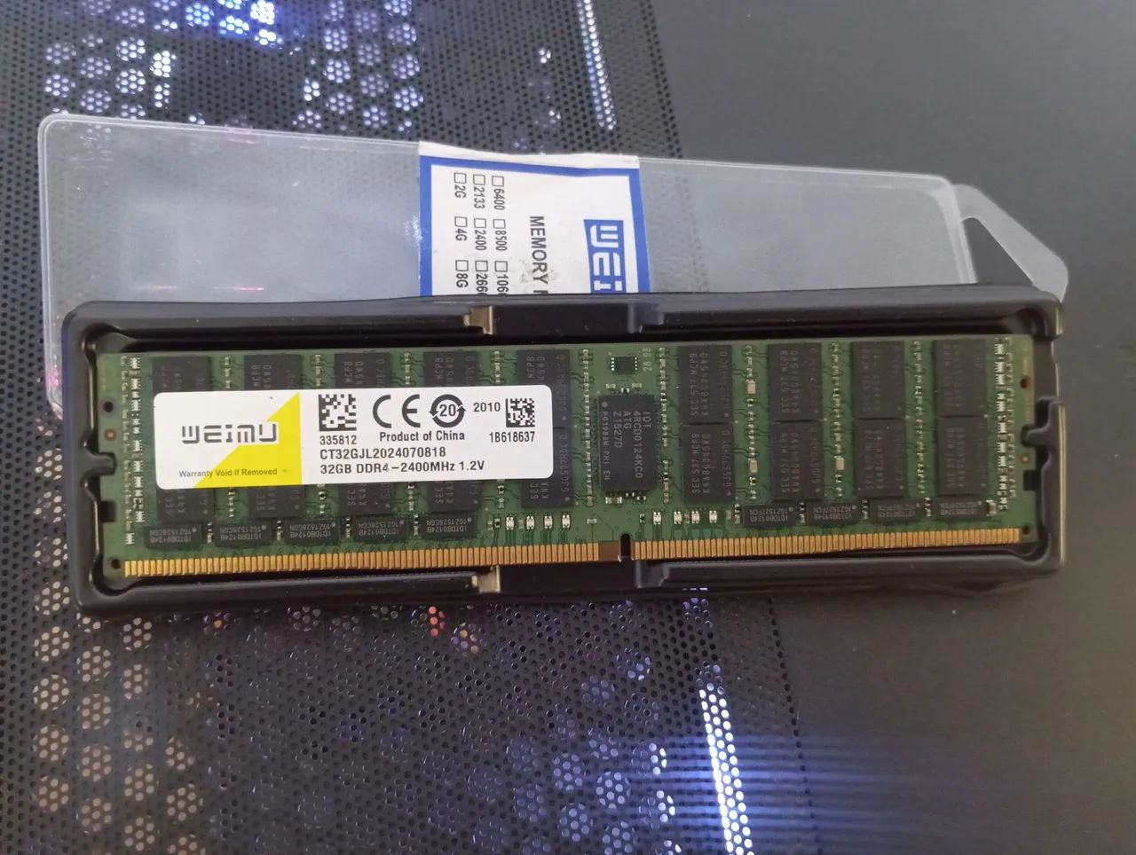 Memória RAM 32GB DDR4 2400MHz - Memória RAM - Vila Nova Bonsucesso