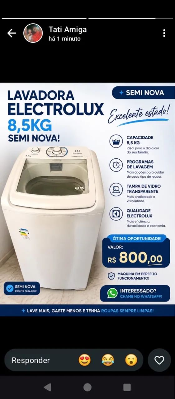 Máquina de lavar 