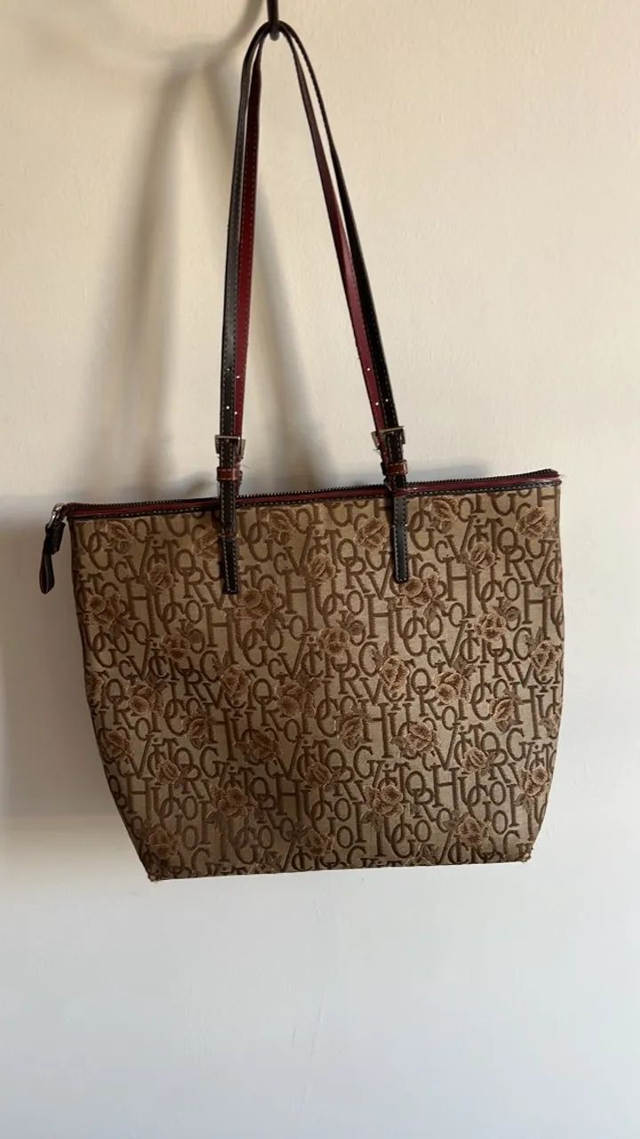 Bolsa Victor Hugo Original Monograma Marrom - Foto 3