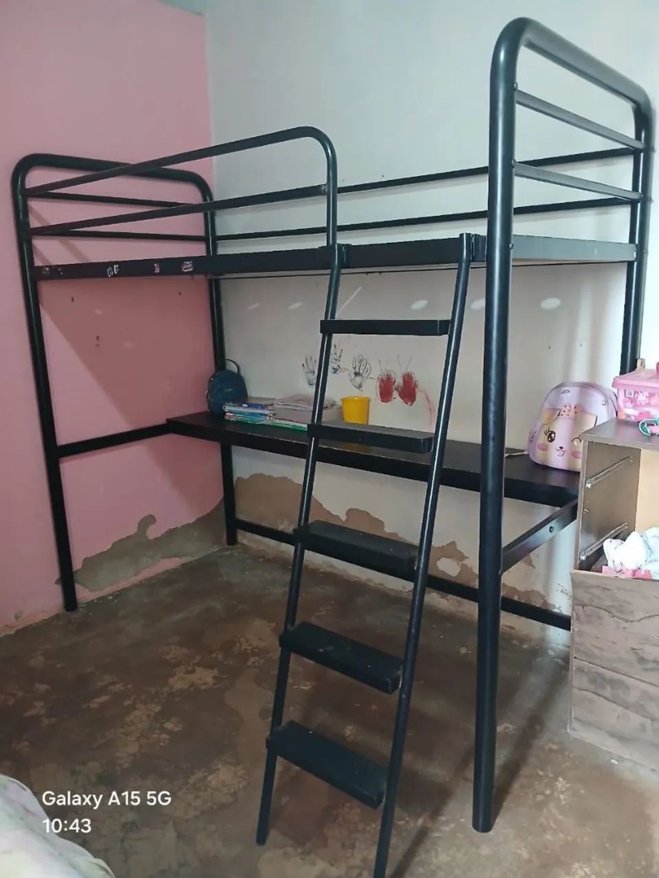 Beliche de ferro com escrivaninha - Foto 3