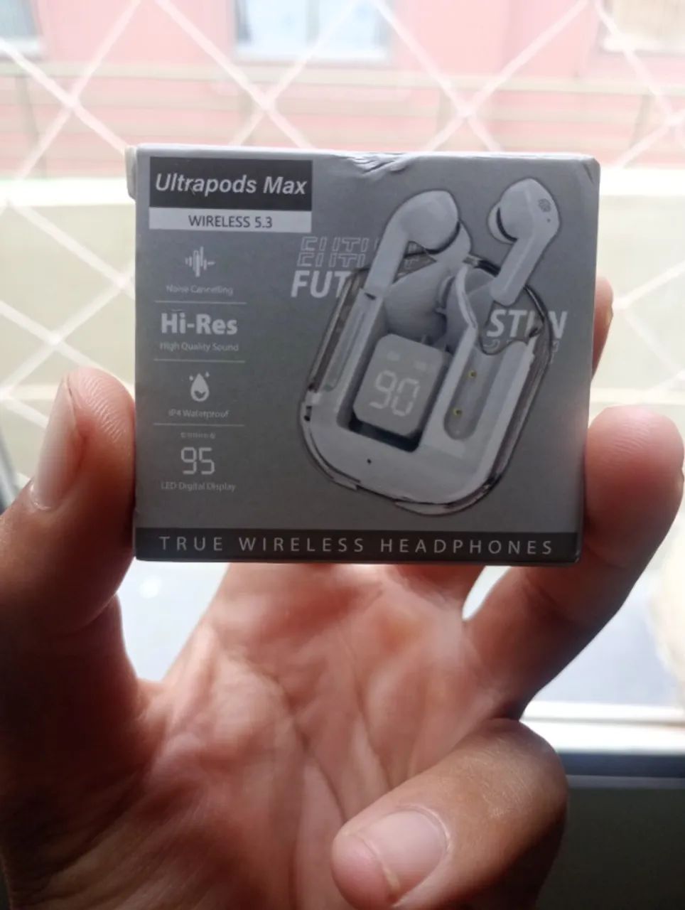 Fone Bluetooth azul Ultrapods Max - Novo, Som Potente e Estilo Premium ?