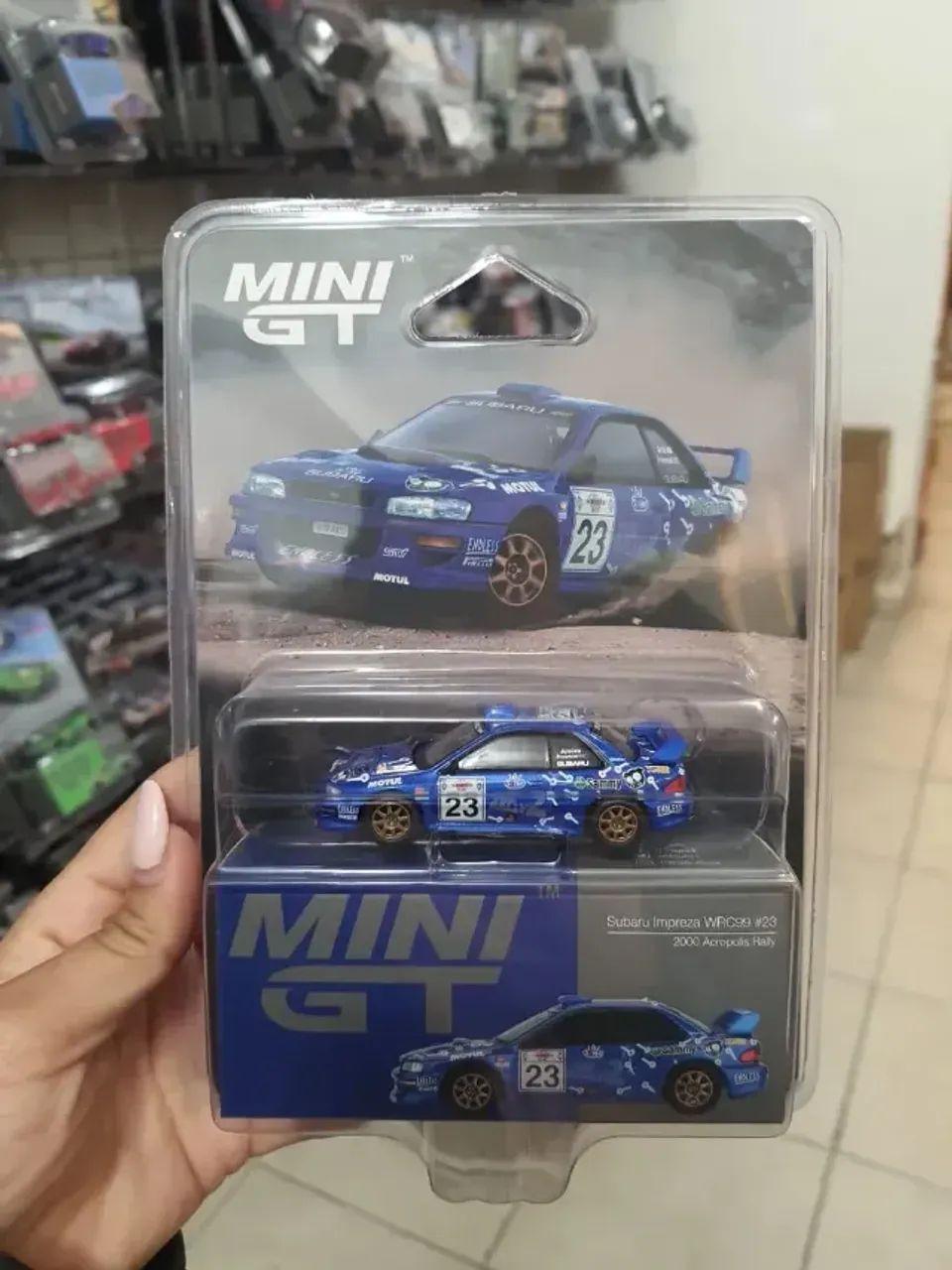 Mini Gt Subaru Impreza Wrc99 #1078 2000 Acrópole Rally Azul