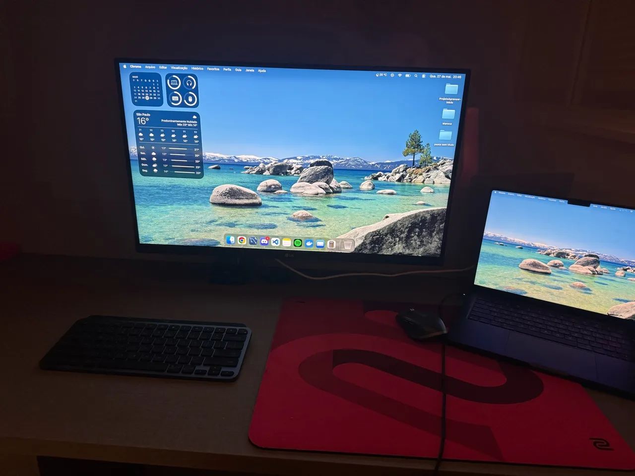 Monitor LG Ultrafine 27 polegadas 4K